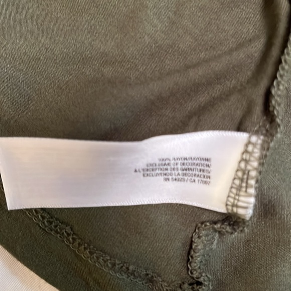NWOT OLD NAVY olive green racer back tank with copper sequins. - Picture 5 of 5